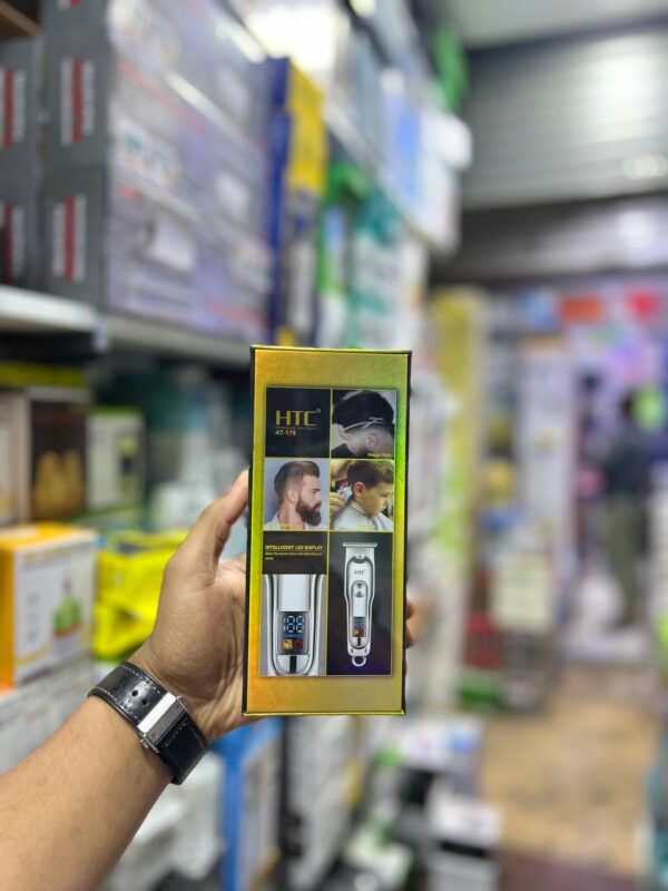 ⁦ماكينة حلاقة احترافية قابلة لإعادة الشحن– HTC AT-179⁩ - الصورة ⁦2⁩